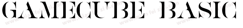 GameCube Basic字体转换
